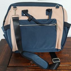 PINK DIAPER TOTE BAG (PAÑALERA GRANDE COLOR ROSA)