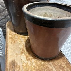 2 Ceramic Planters Plant Pots With Drainage Holes Prices For Both