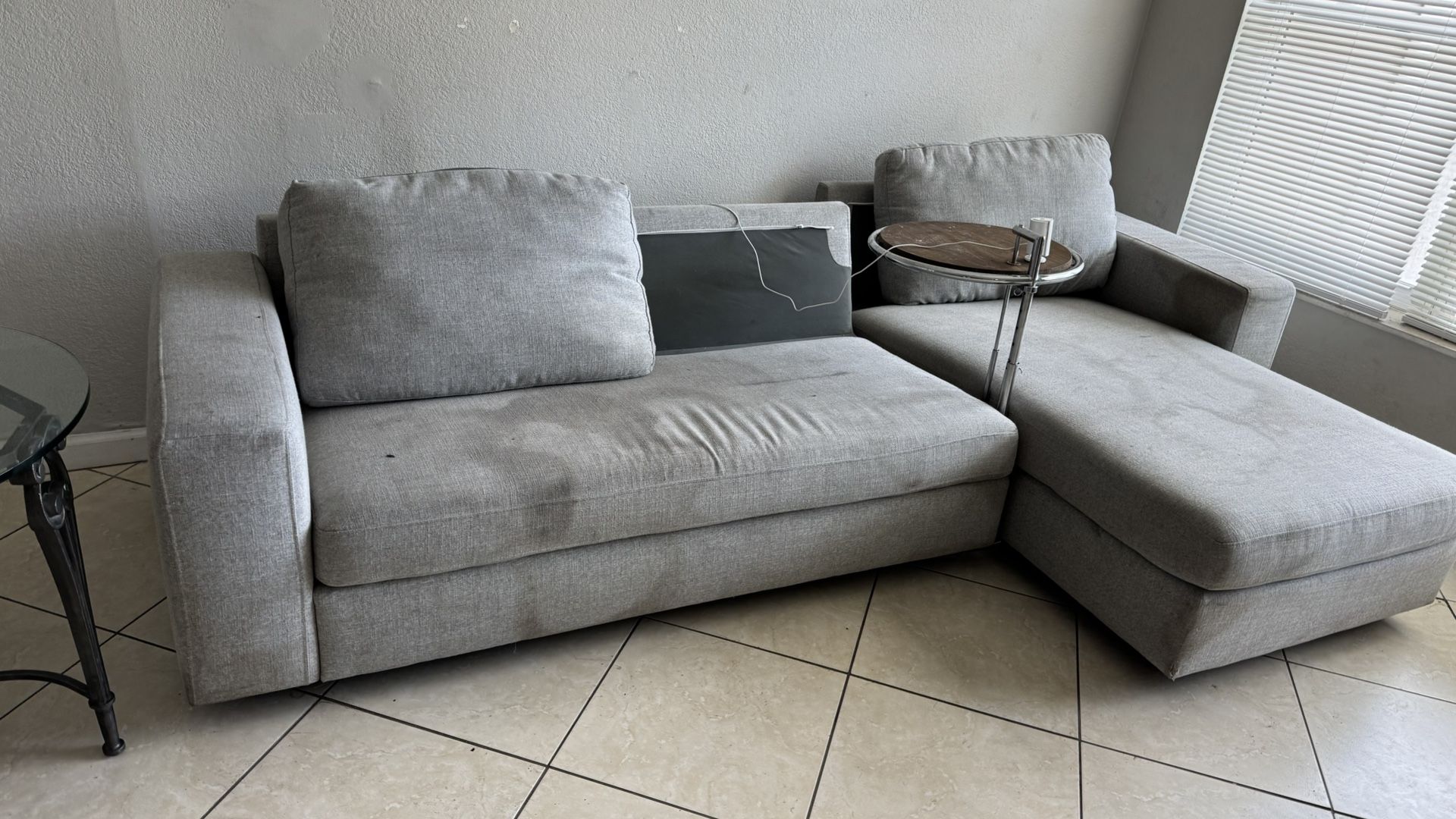 L Shaped Sectional Couch For Cheap!
