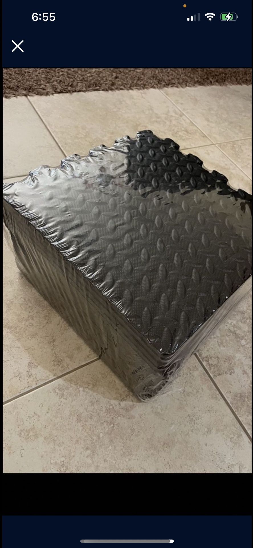 $60 Only! 20 Pack Gym Mats 12x12 = 20 Sq Ft