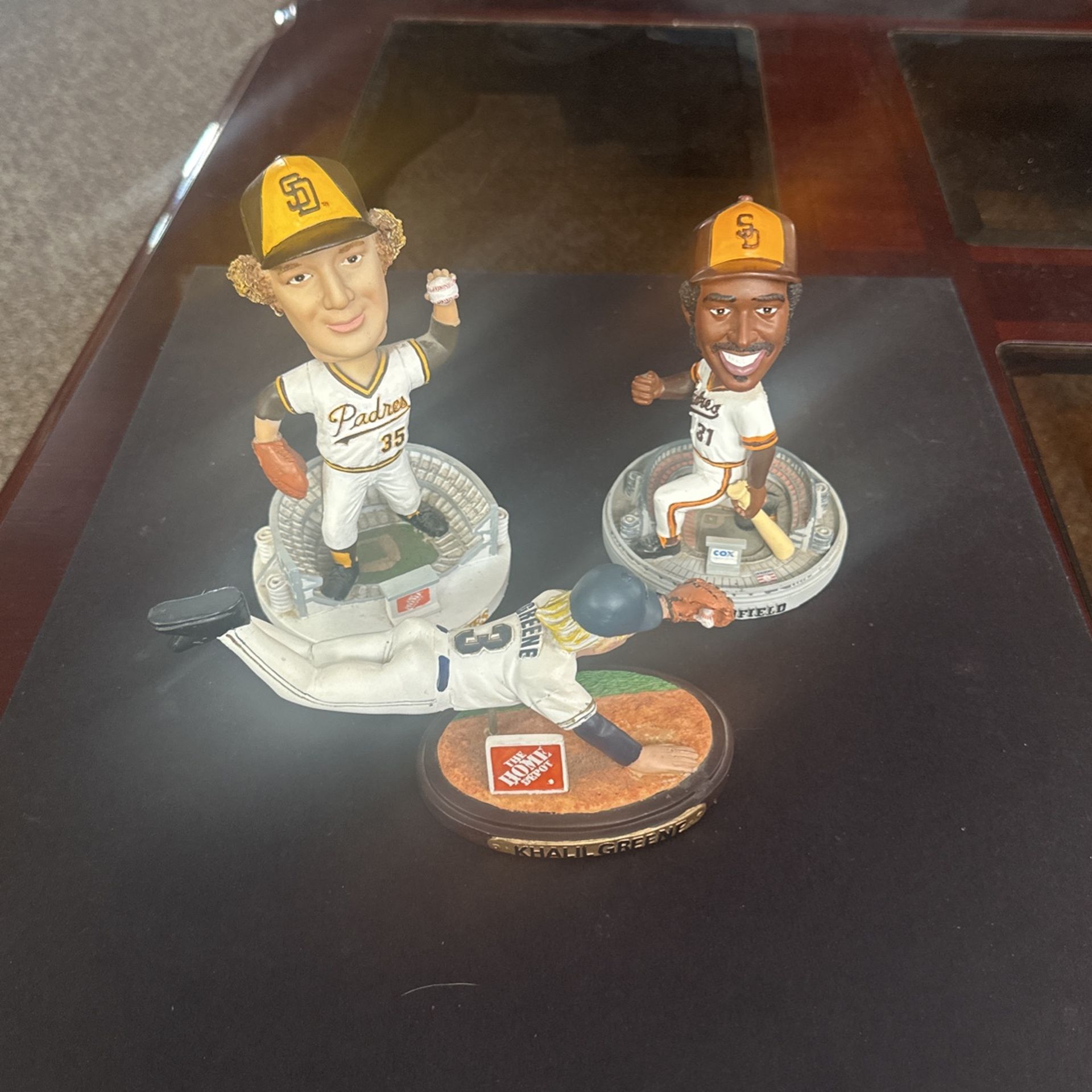 3 Padres Bobbleheads