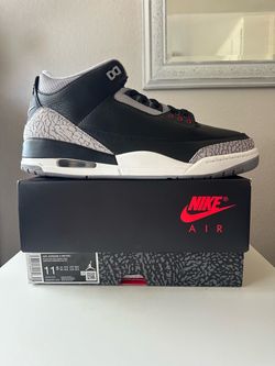 DS Nike Air Jordan 3s Black Cement