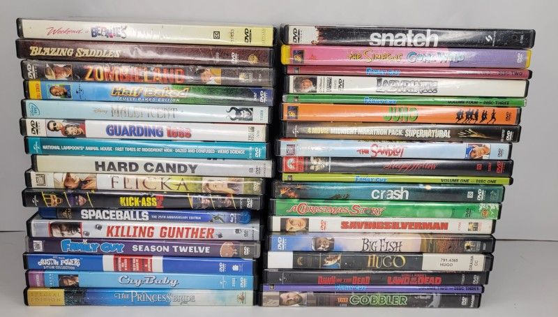 DVDs $1 or $30 for all
