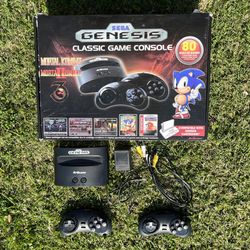 Sega Genesis Classic Game Console With 80 Built-in Games 