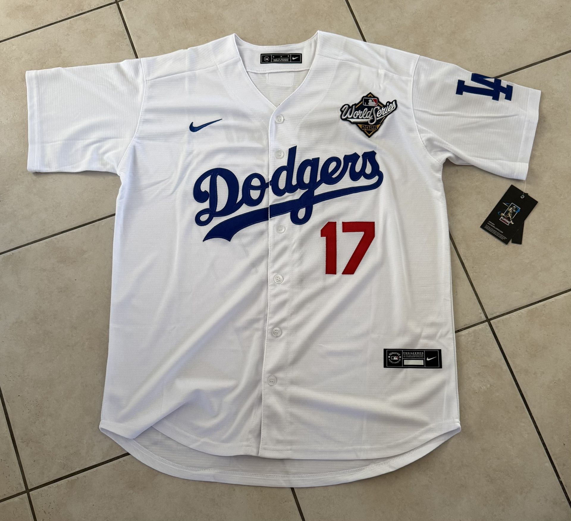 Shohei Ohtani #17 Los Angeles Dodgers World Series Jersey