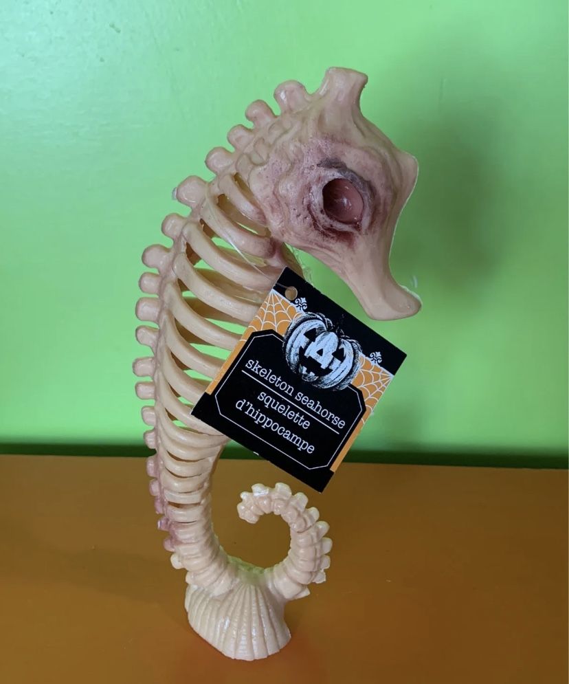 Skeleton Seahorse Halloween Decoration Prop Sea Creature A Pirate’s Life For Me