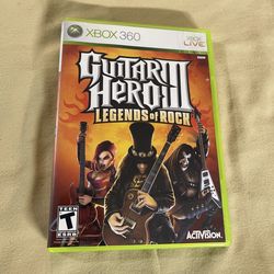 Xbox 360 guitar hero legends of rock