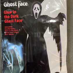 Kid’s Size Ghost Face Costume 
