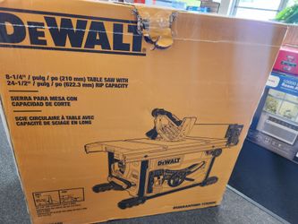 Dewalt 15amp 8 1/4" compact portable job site table saw