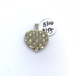 New Gold Heart Pendant 