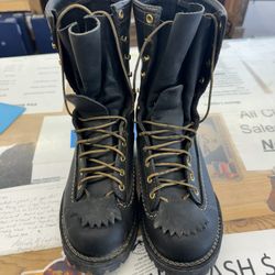 Fire Fighter Boots Job master  × 1 Black / 9.5 / D (Medium) 
