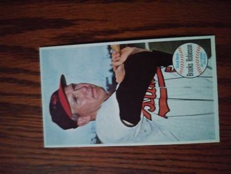 1964 TOPPS BIG CARD BROOKS ROBINSON