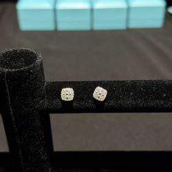 VVS1 Moissanite Circled Earrings