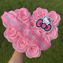 Hello kitty heart box - Custom order 