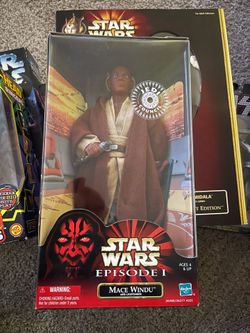 Mace Windu with LIGHTSABER STAR WARS EPISODE1 ACTION COLLECTION Hsbro 1999