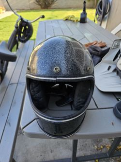 Vintage Motorcycle Helmet