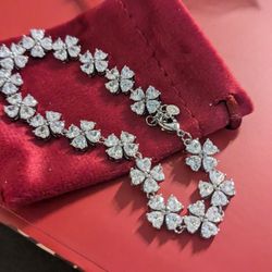 Sterling Silver White Topaz 