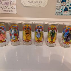 1989 Coca-Cola 50th Anniversary Wizard of Oz collector glasses