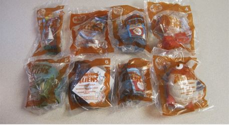 McDonalds 2009 Dreamwork's Monsters Vs Aliens - Complete Set - Mint in Package