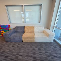 3 piece Modular Fully-Foam Sofa ($50 Firm)