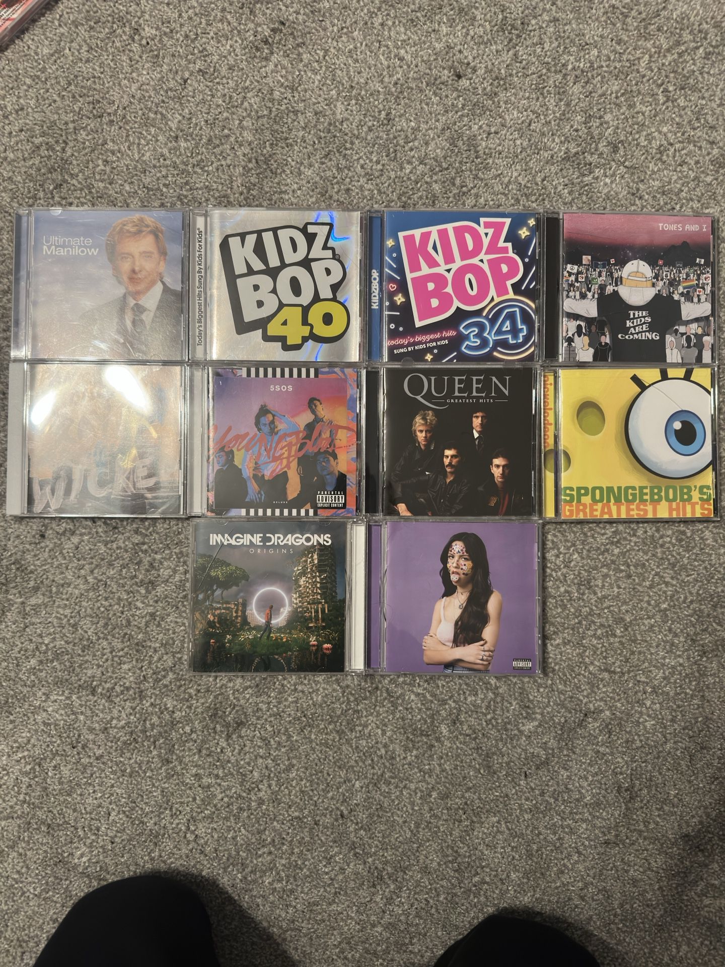 Bunch Of CDs Together Or Each