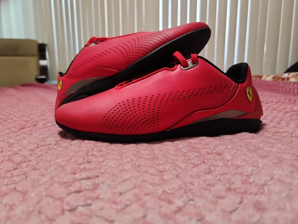 Authentic Puma Ferrari Red Driving Shoes