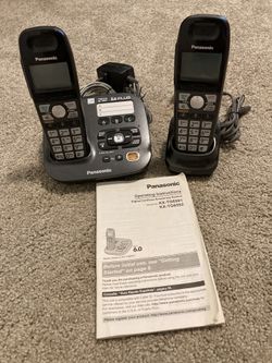 Panasonic 2 Handset Cordless Phones with Call Block