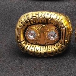 Pittsburgh Steelers 1975 Super Bowl Champions Franco Harris Ring size 11