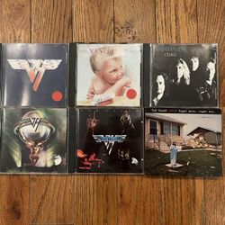 Van Halen CD Music Lot 5150 Fair Warning 1984 Live Right here Right Now