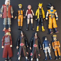 Naruto Action Figures Lot