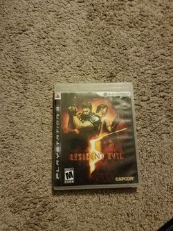 Resident evil 5 for ps3
