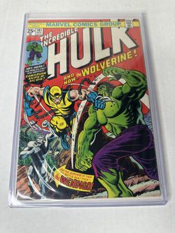 The Incredible Hulk #181 Wolverine (Marvel Comics 1974)NO Value Stamp