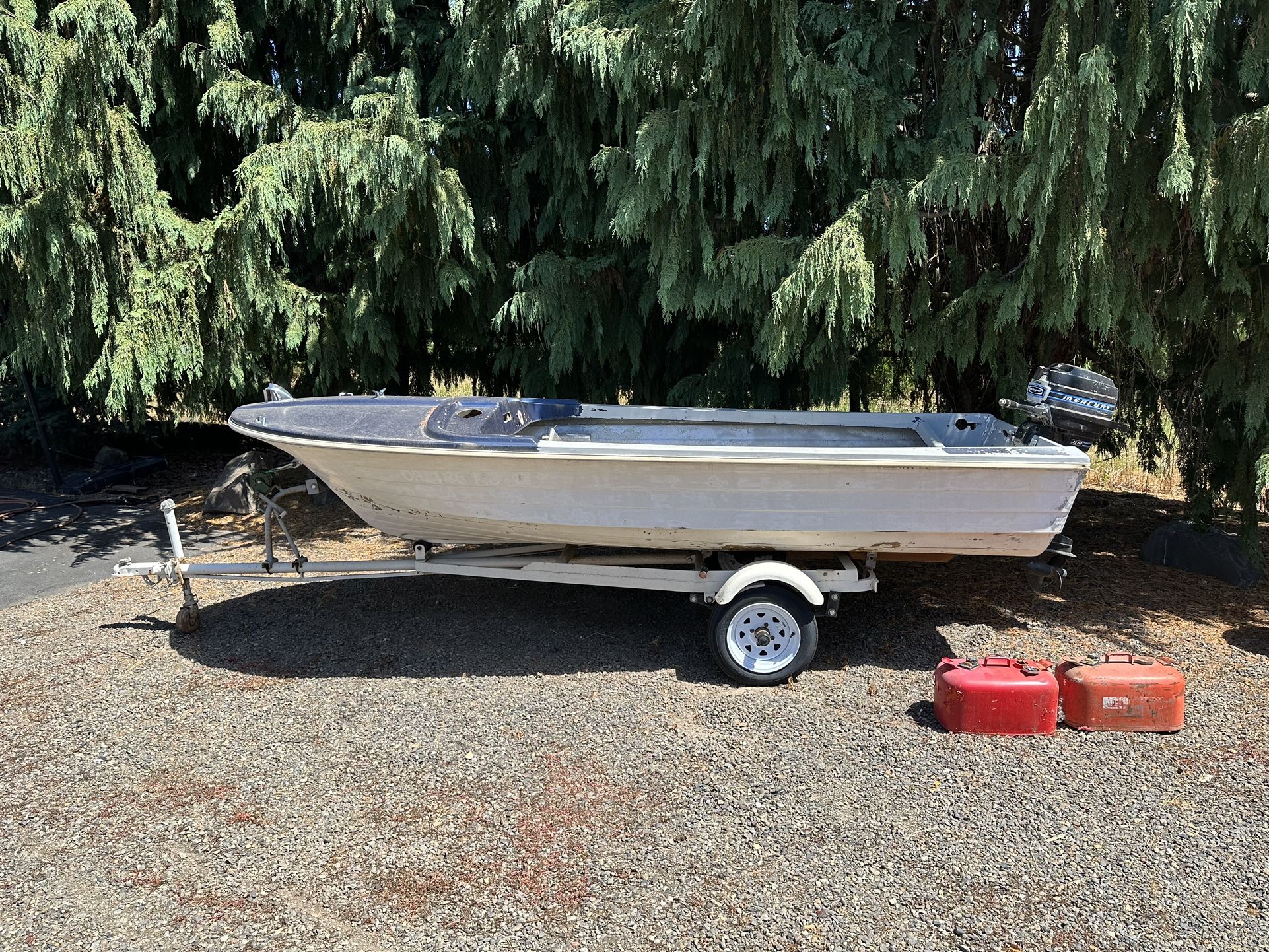1965 Boat StarCraft 14’ With Mercury 7.5 And Trailer