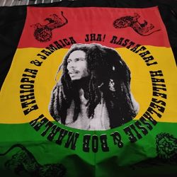Bob Marley & Haile Selassie Tapestry