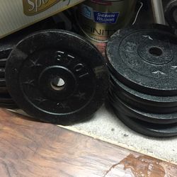 Weights dumbbell dumb bell 16 plates 10lbs each