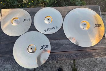 Amazing Set of Sabian XSR Cymbals, these go for $760 plus Tax ($836) new