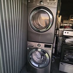 LG Washer And Dryer Can Be Side By Side Or Stacked. 30 Days Warranty 