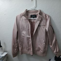Pink Members Only Jacket 