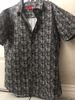 Large shirt and a sweater with hood and jacket