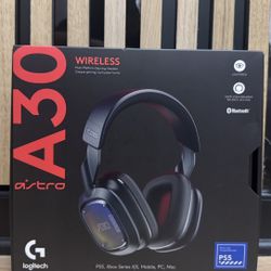 NEW Logitech G Astro A30 Lightspeed Gaming Headset for PlayStation 4/5 - Blue
