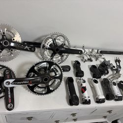 Piezas de ciclismo bielas carbón timón carbón