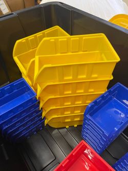 Storage bins for nuts bolts screws