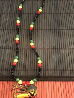 Lion Of Judah Beaded Necklace
