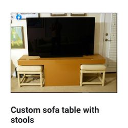 Console Table and Stools