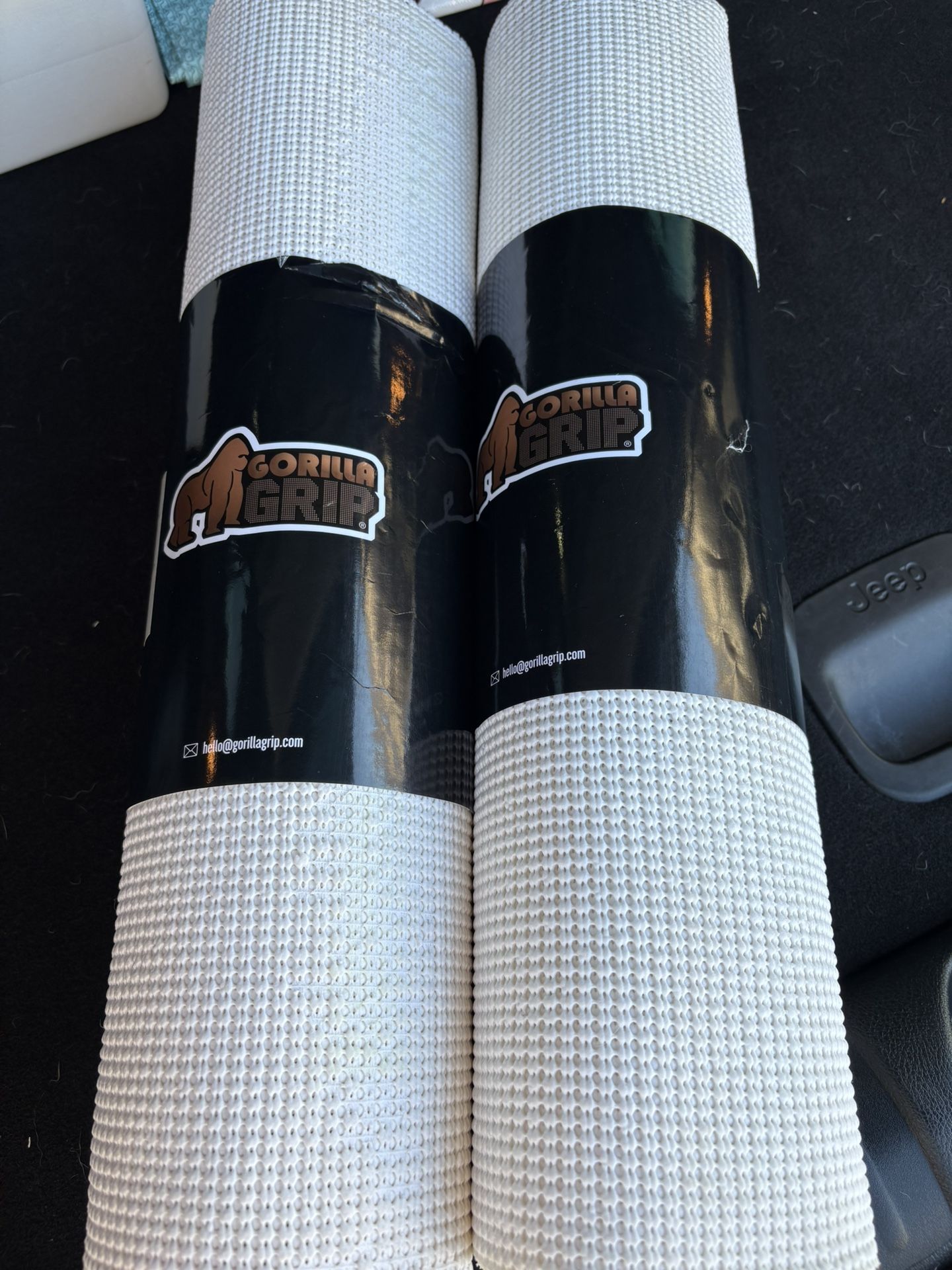 Cabinet Liners (Gorilla Grip brand) - 2 rolls of 20 ft by 20 ft - $8 each