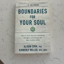 Boundaries For Your Soul Book
