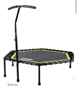 OneTwoFit 51” Silent Fitness Trampoline / Rebounder