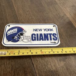 New Your Giants Football Team Mini License Plate For Bike Or Whatever 