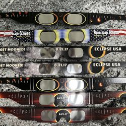 Solar Eclipse Glasses $5