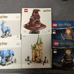 Four Harry Potter Lego Sets (76414, 76413, 76393, 76429)